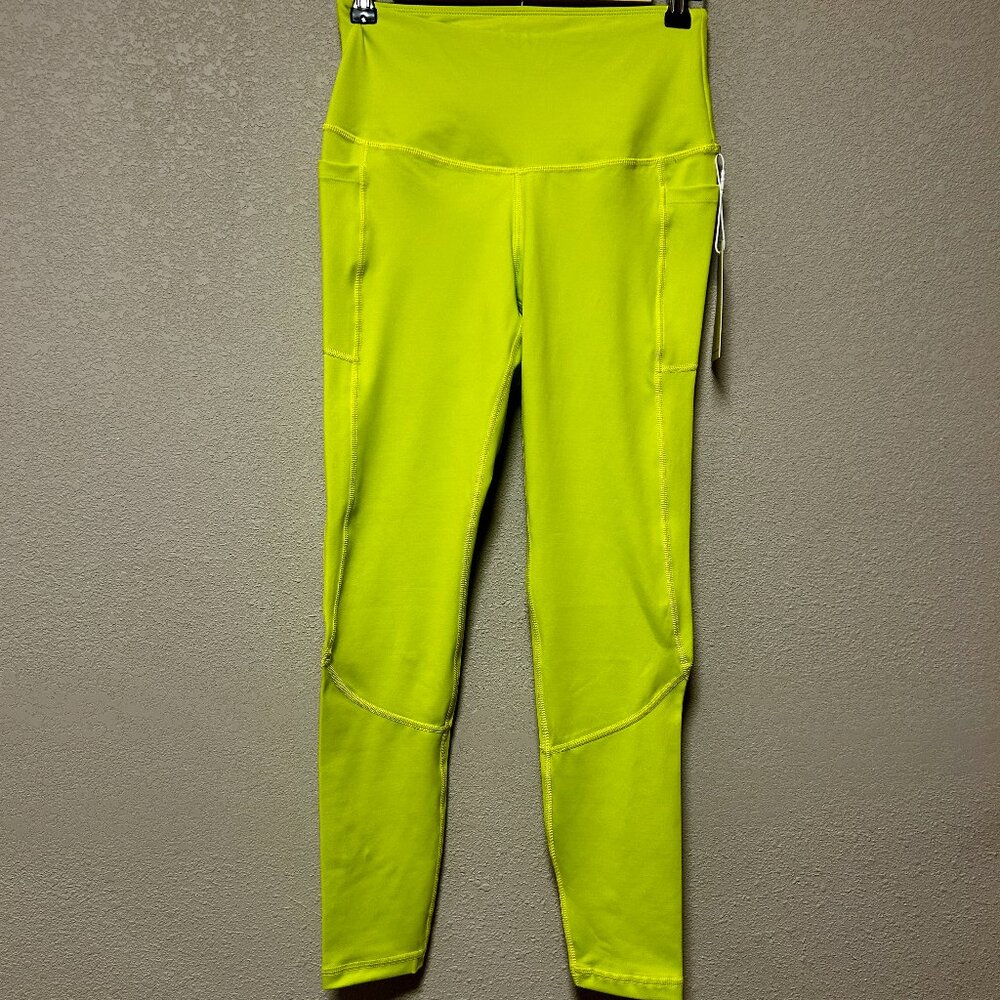 FeedMeFightMe Neon Yellow Leggings
